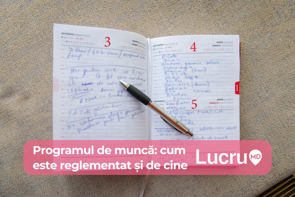 Cum organizăm timpul de lucru și ce excepții prevede legislația