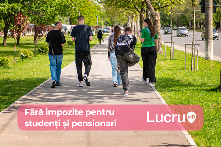 Studenții și pensionarii vor putea lucra, oficial, fără să achite impozite